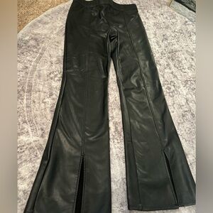 Abercrombie Kids like new faux leather flare pants, 11/12,